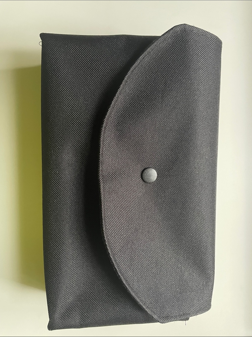 Black Men's Travel Pouch - Handmade